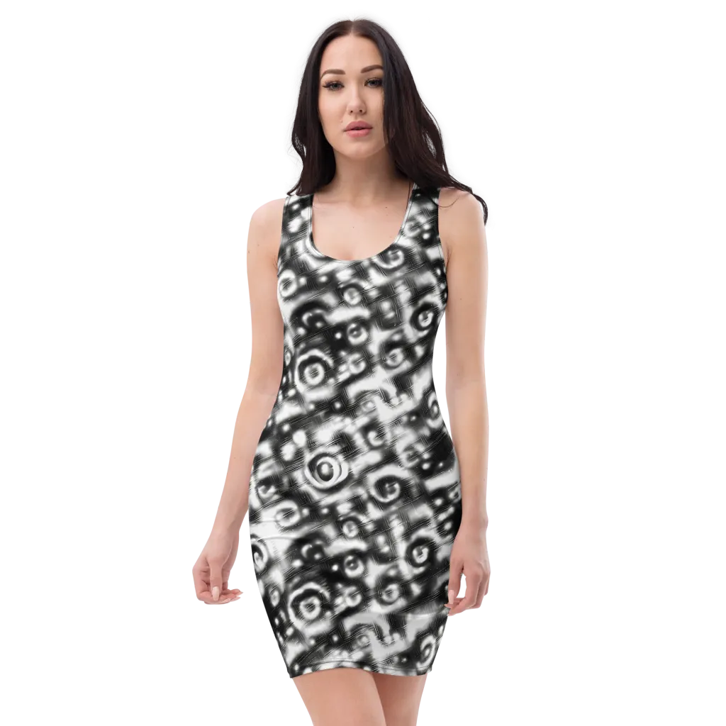 Bernhard Swirl on Bodycon Dress — Front