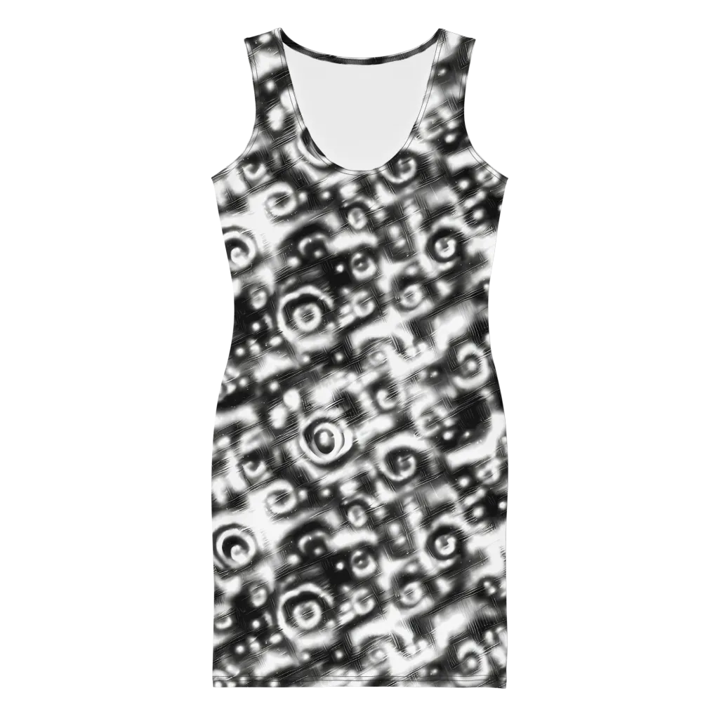Bernhard Swirl on Bodycon Dress — Front