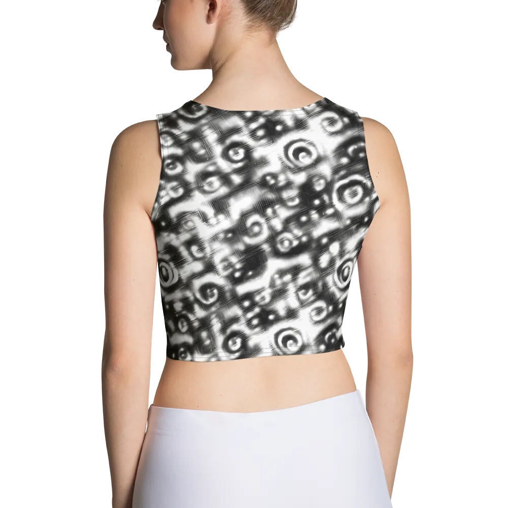 Bernhard Swirl on Crop Top — Back