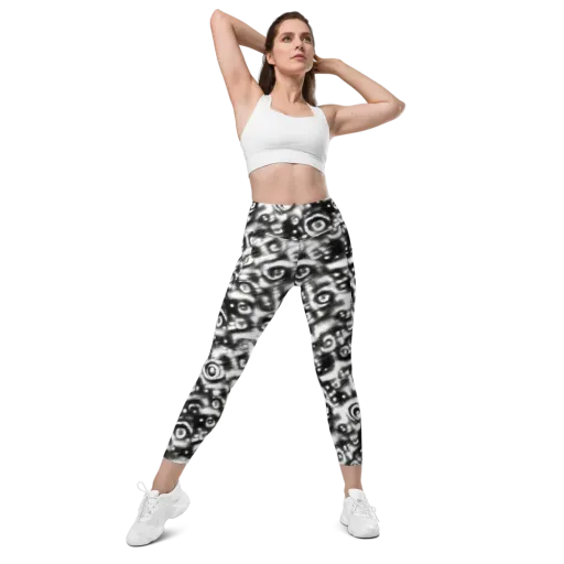 Bernhard Swirl on a Leggings with Pockets