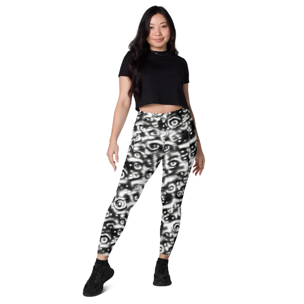 Bernhard Swirl on Leggings with Pockets — Front