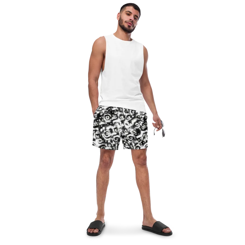 Bernhard Swirl on Swim Trunks — Front