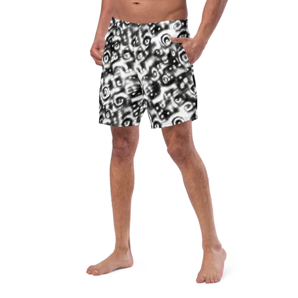 Bernhard Swirl on Swim Trunks — Left Front