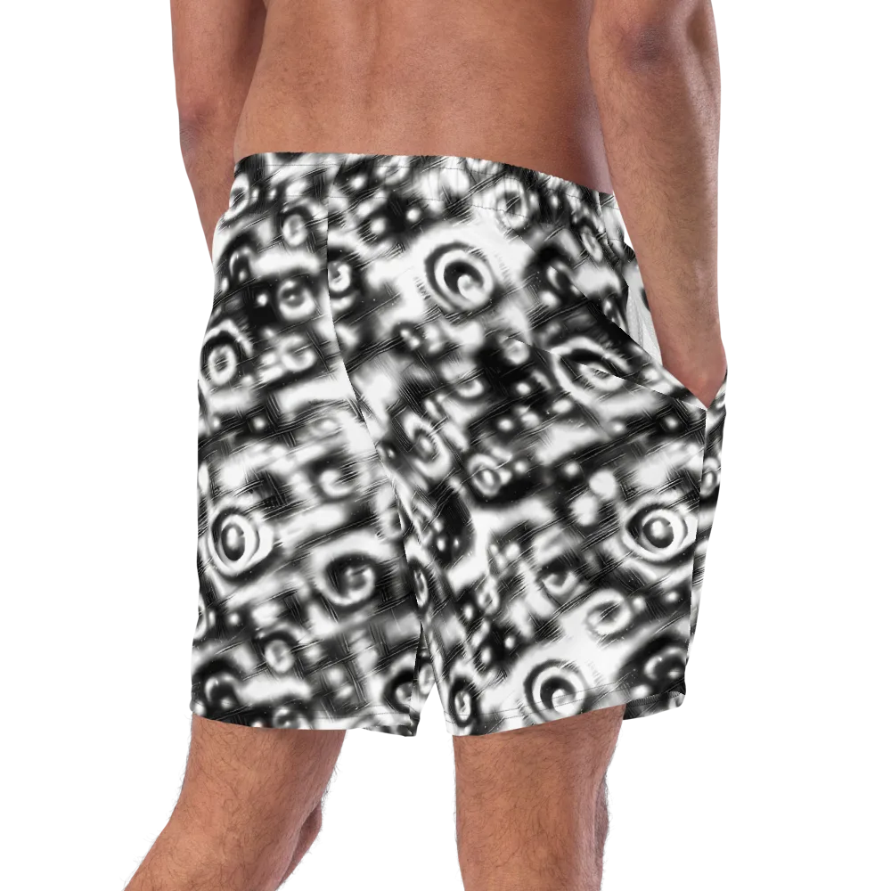 Bernhard Swirl on Swim Trunks — Right Back