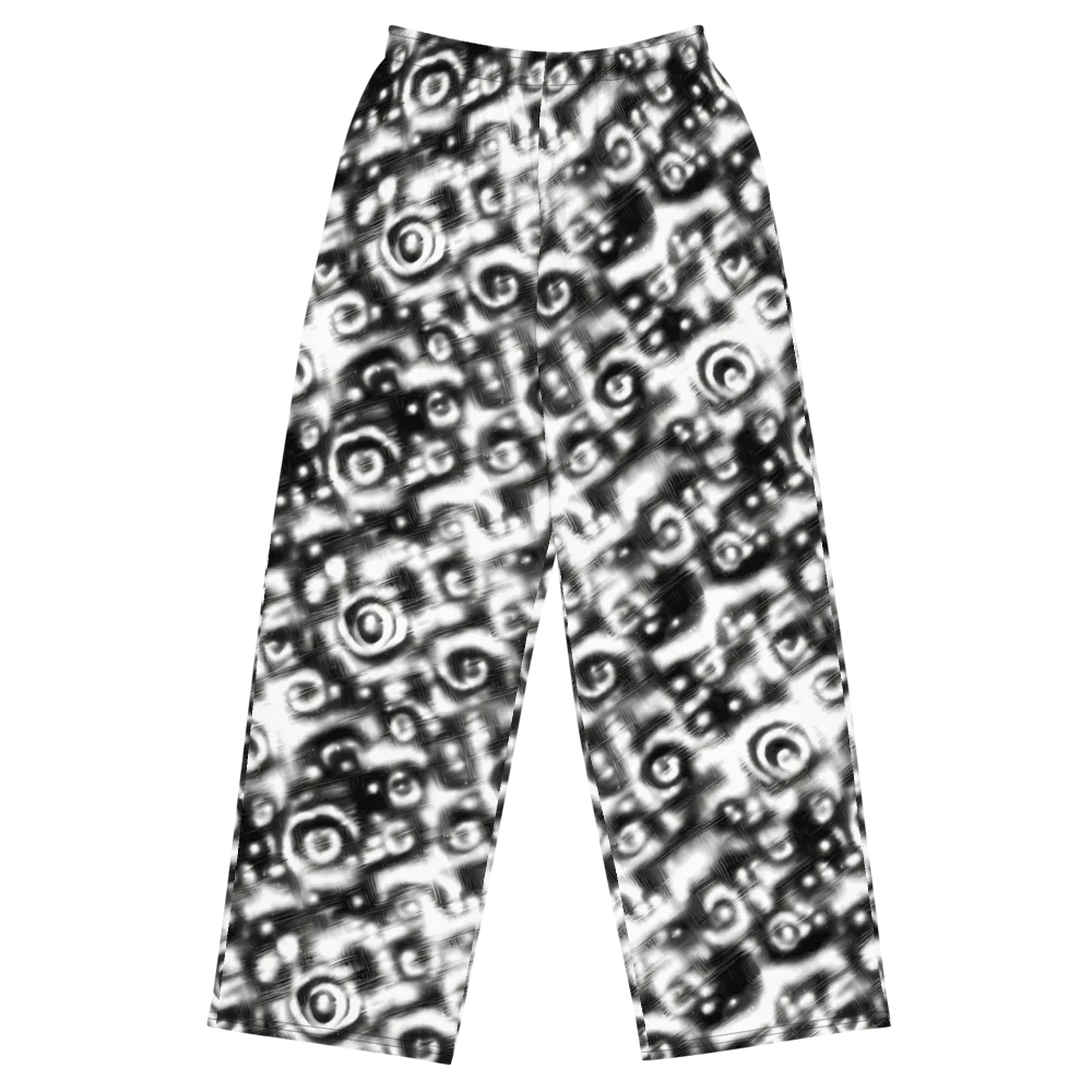 Bernhard Swirl on Wide-Leg Pants — Front
