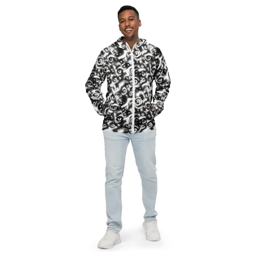 Bernhard Swirl on a Men's Windbreaker