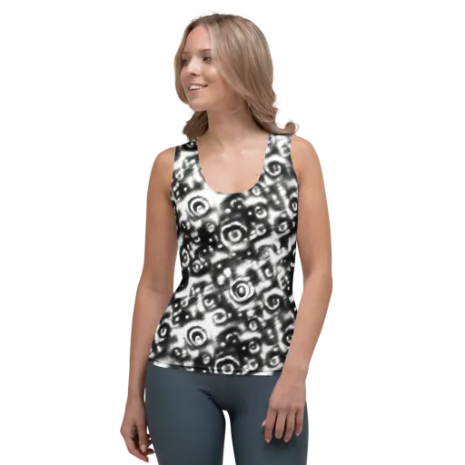 Bernhard Swirl on a Women's Tank Top