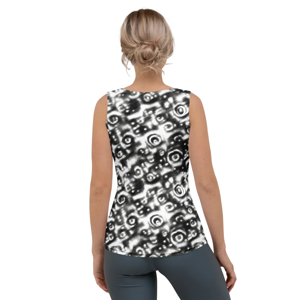 Bernhard Swirl on Women's Tank Top — Back