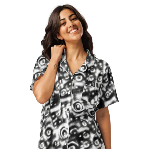 Bernhard Swirl on a Women's Short Sleeve Pajama Top