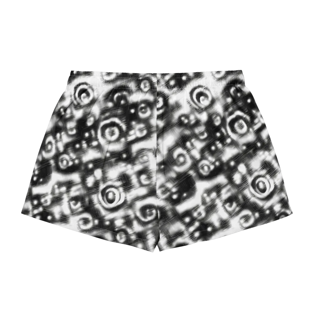 Bernhard Swirl on Women's Pajama Shorts — Back