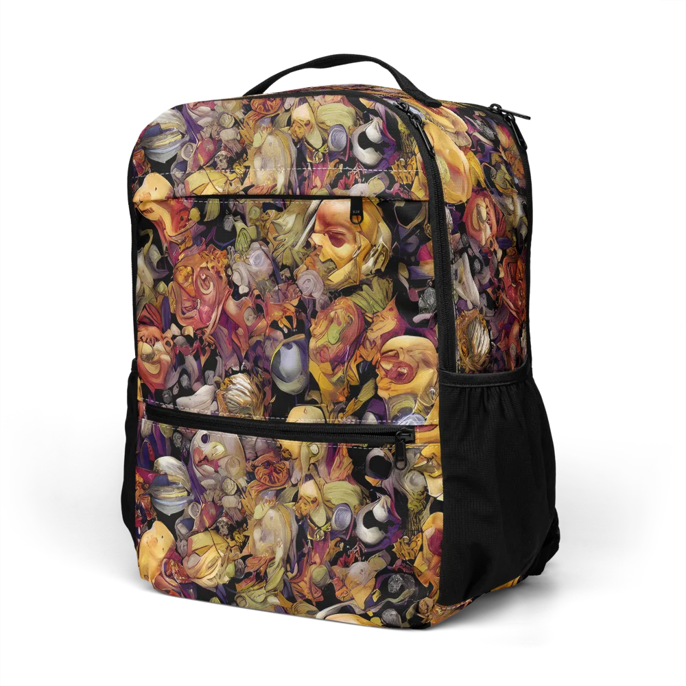 Arcimboldo Abundance on Utility Backpack — Left Front