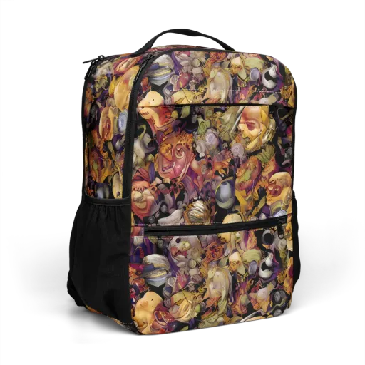 Arcimboldo Abundance on a Utility Backpack
