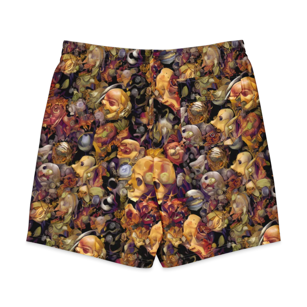 Arcimboldo Abundance on Men's Board Shorts — Back