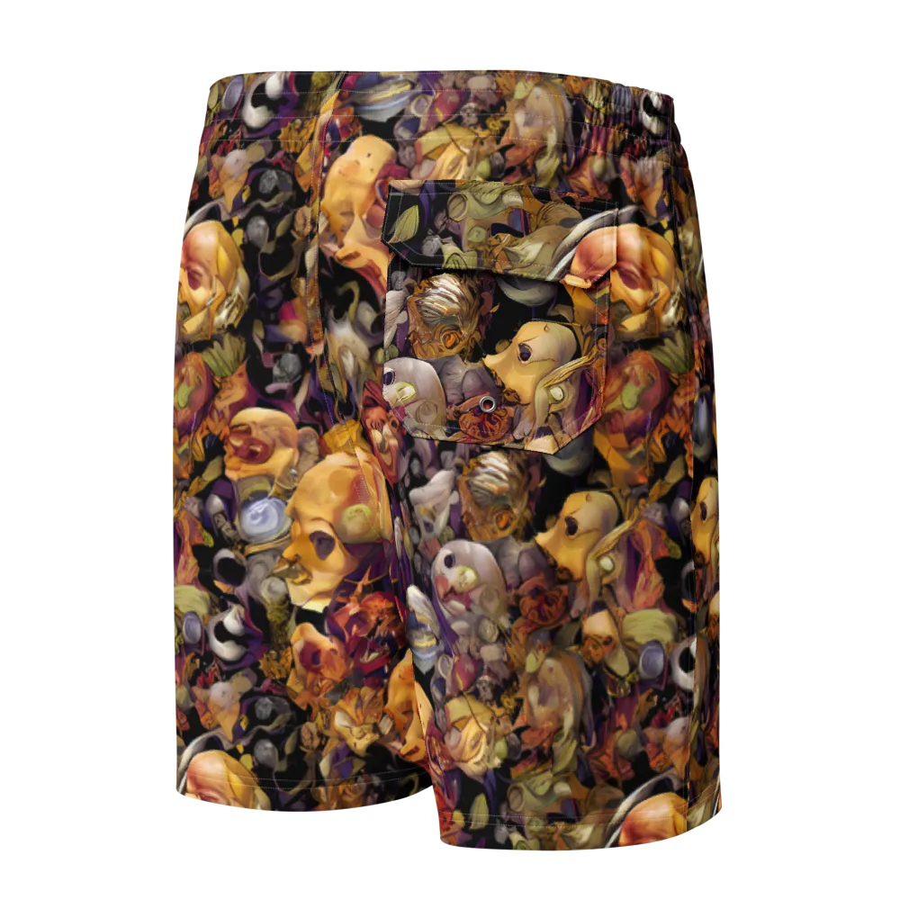 Arcimboldo Abundance on Men's Board Shorts — Back