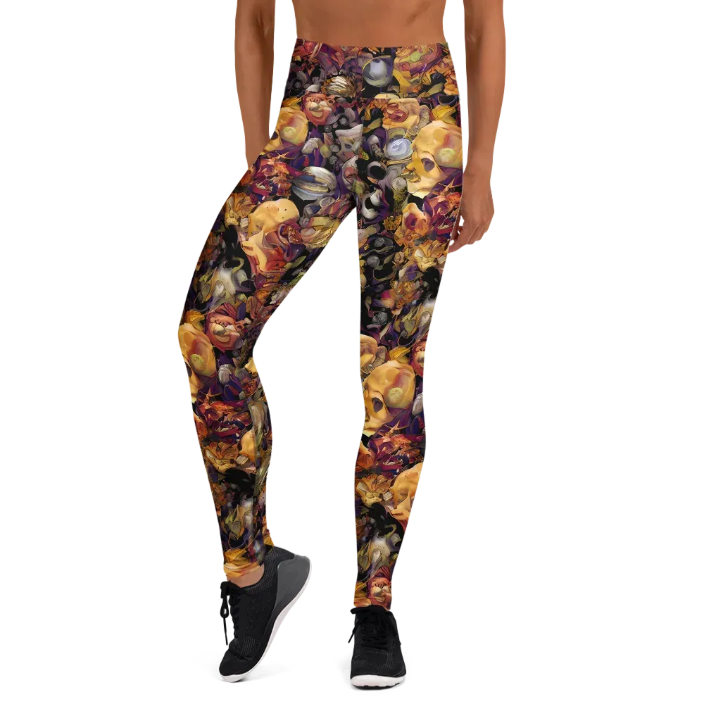 Arcimboldo Abundance on Yoga Leggings — Front