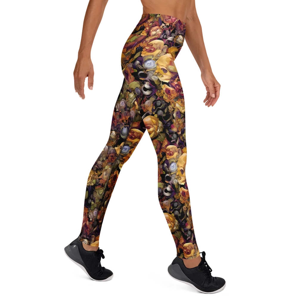 Arcimboldo Abundance on Yoga Leggings — Right