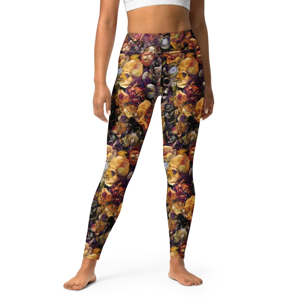Arcimboldo Abundance on Yoga Leggings — Front