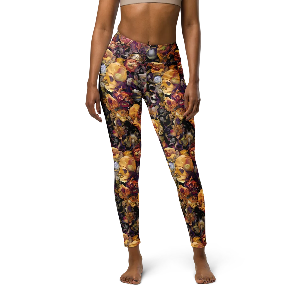 Arcimboldo Abundance on Yoga Leggings — Front