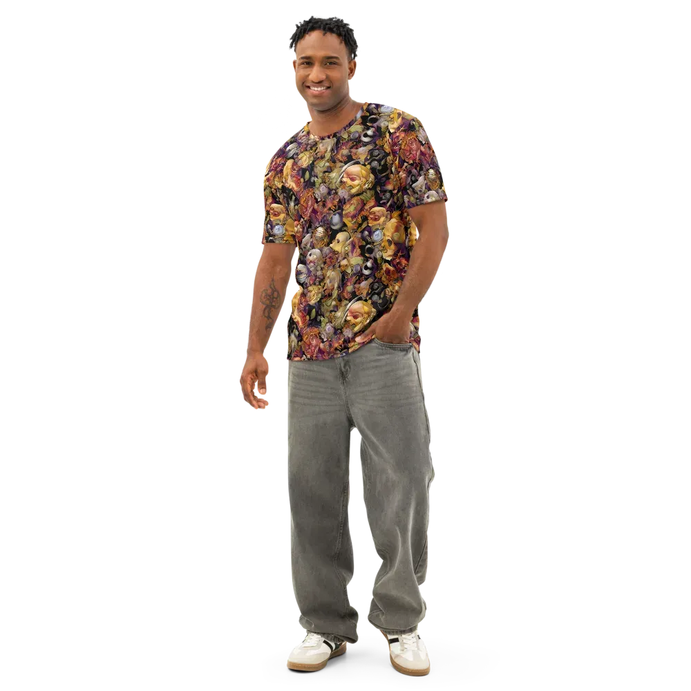 Arcimboldo Abundance on Men's Cotton Crew Neck T-Shirt — Front