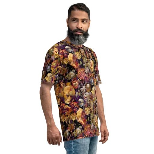 Arcimboldo Abundance on a Men's Crew Neck T-Shirt