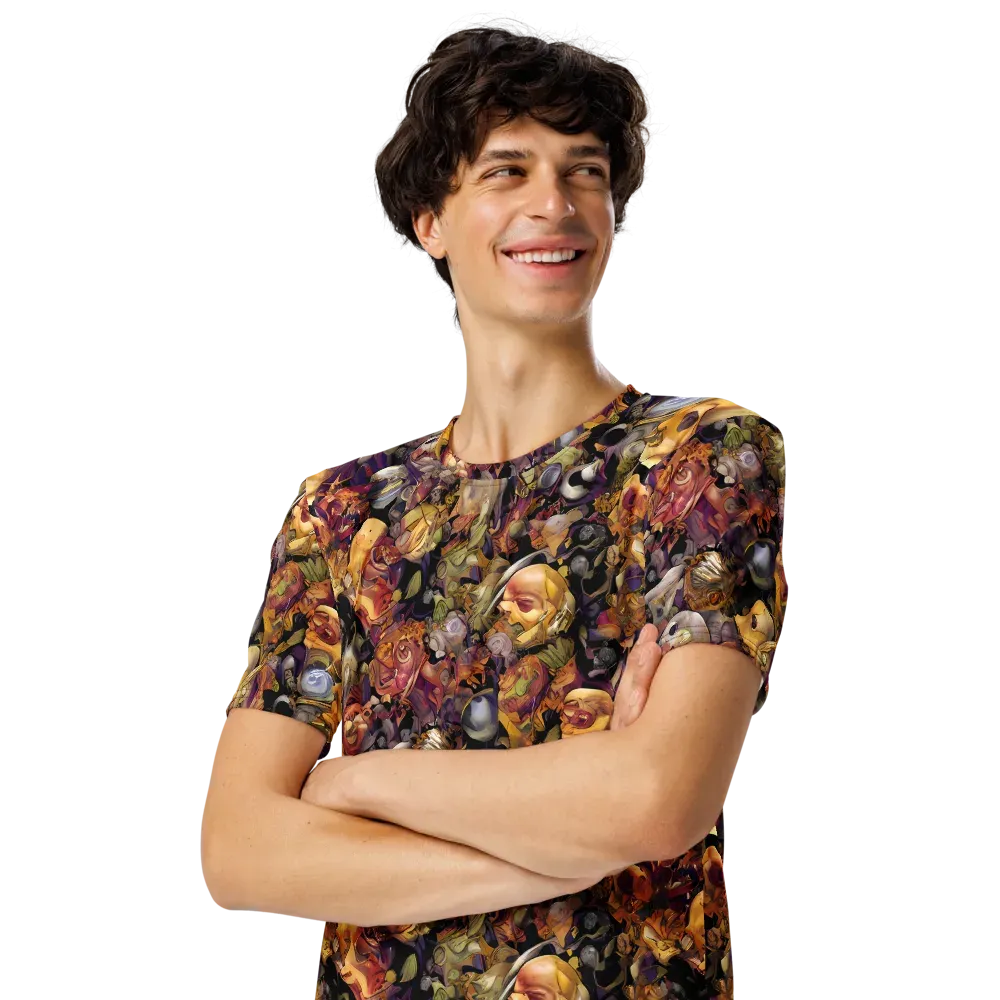 Arcimboldo Abundance on Men's Crew Neck T-Shirt — Left Front