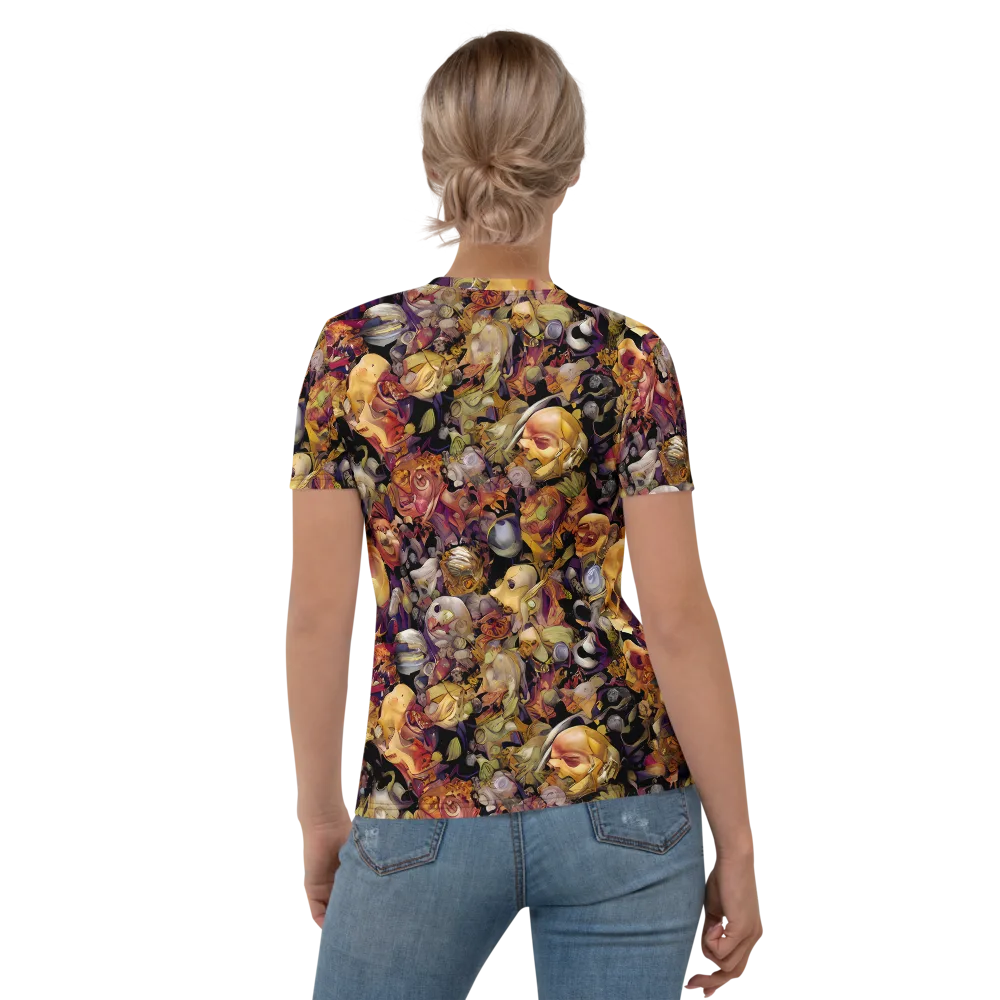 Arcimboldo Abundance on Women's Crew Neck T-Shirt — Back