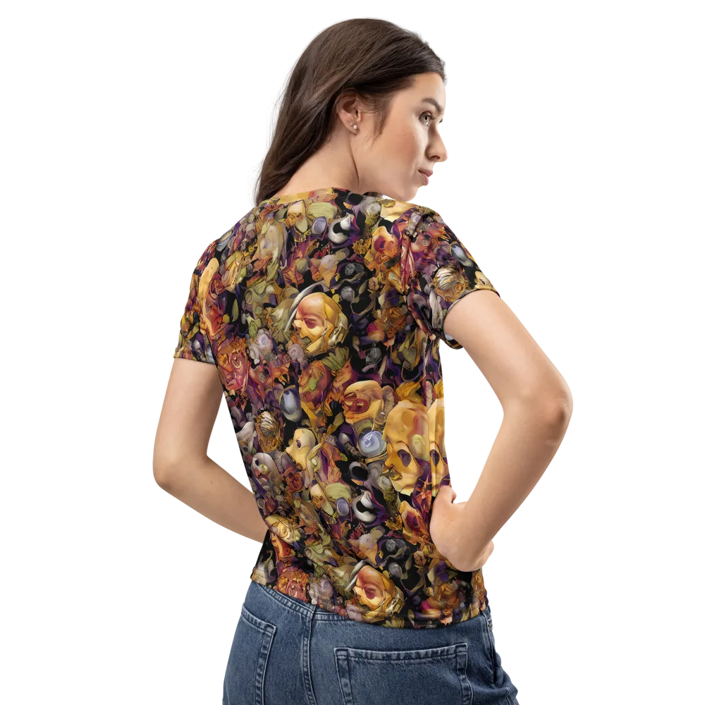 Arcimboldo Abundance on Women's Crew Neck T-Shirt — Back