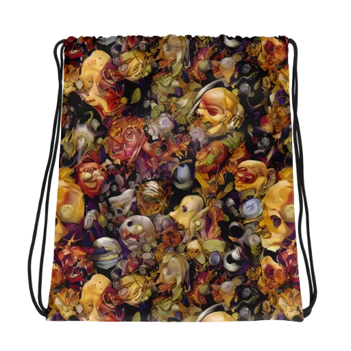 Arcimboldo Abundance on a Drawstring Bag