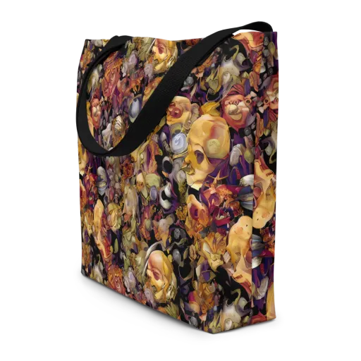 Arcimboldo Abundance on a Large Tote Bag W/ Pocket