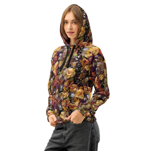 Arcimboldo Abundance on a Cotton Hoodie
