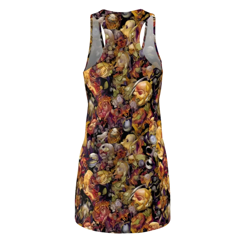 Arcimboldo Abundance on Racerback Dress — Back
