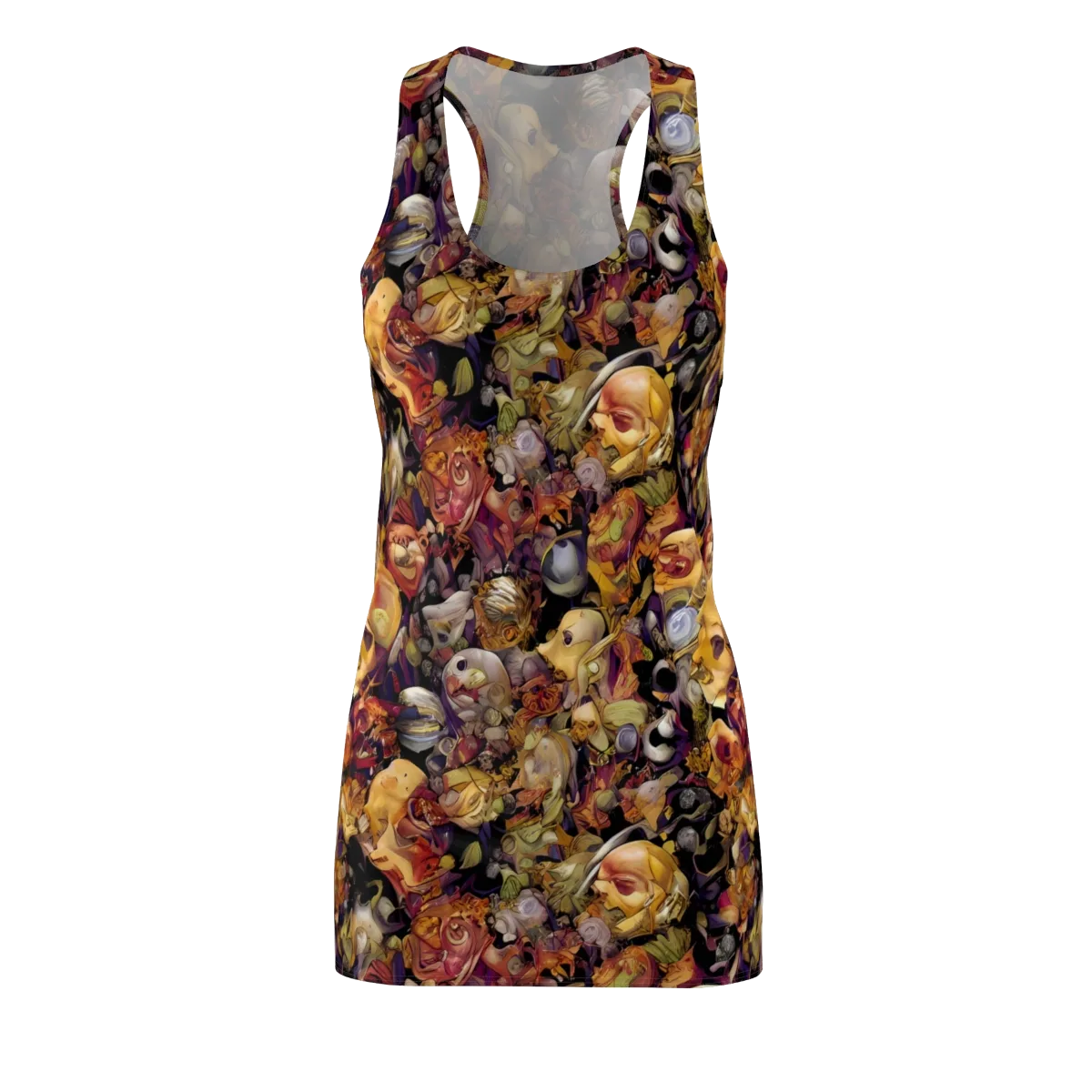 Arcimboldo Abundance on Racerback Dress — Front