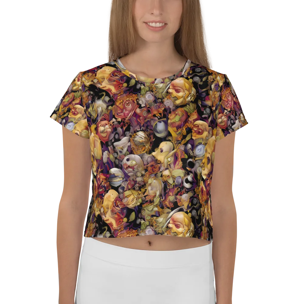 Arcimboldo Abundance on Crop Tee — Front