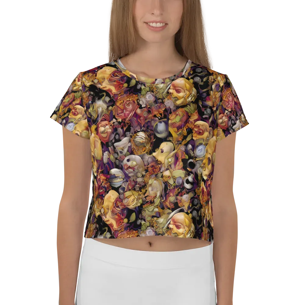 Arcimboldo Abundance on Crop Tee — Front