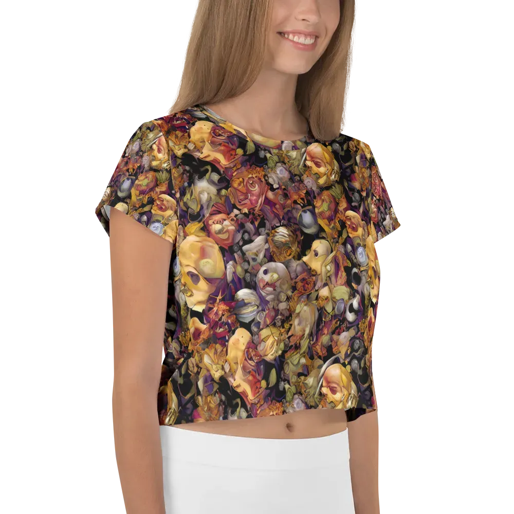 Arcimboldo Abundance on Crop Tee — Right