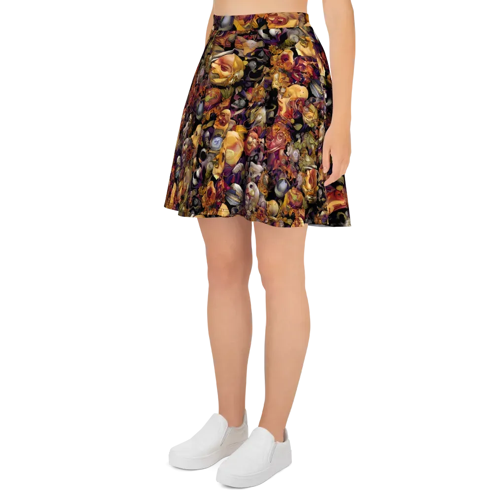 Arcimboldo Abundance on Skater Skirt — Left