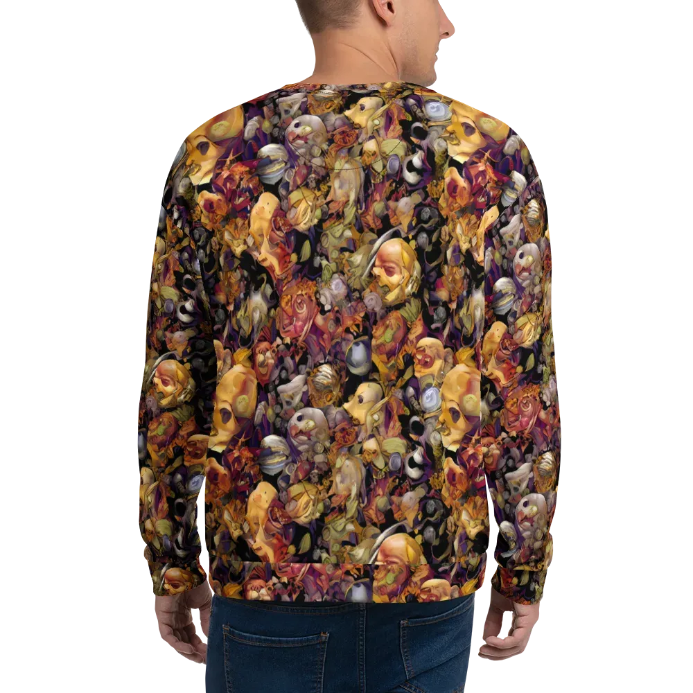 Arcimboldo Abundance on Sweatshirt — Back