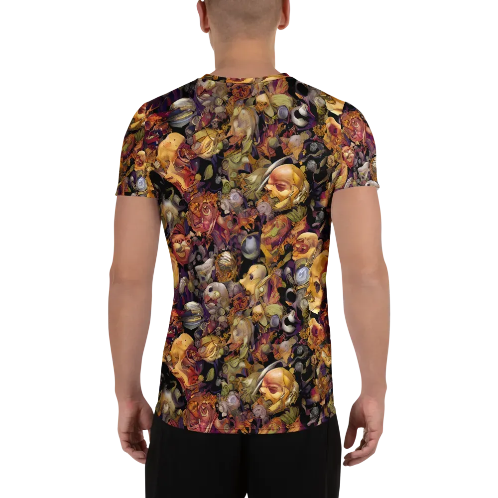 Arcimboldo Abundance on Men's Athletic T-Shirt — Back