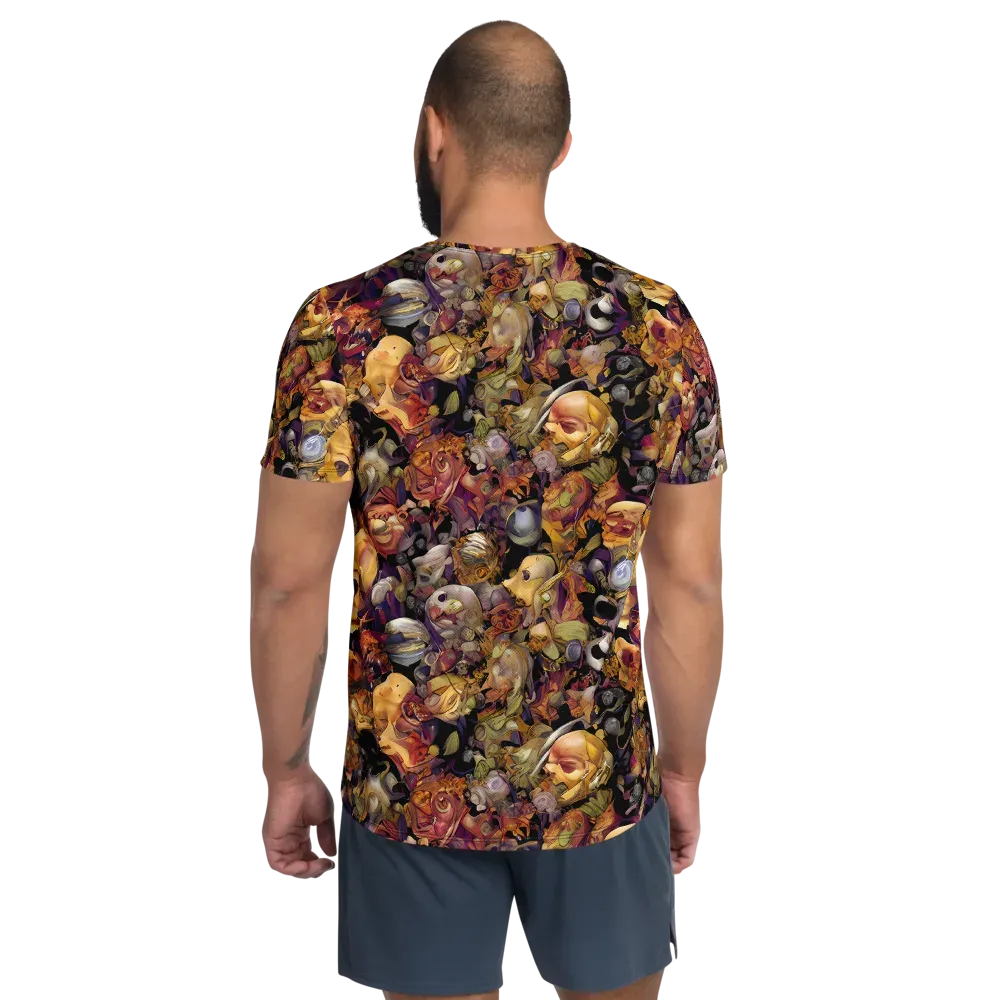 Arcimboldo Abundance on Men's Athletic T-Shirt — Back