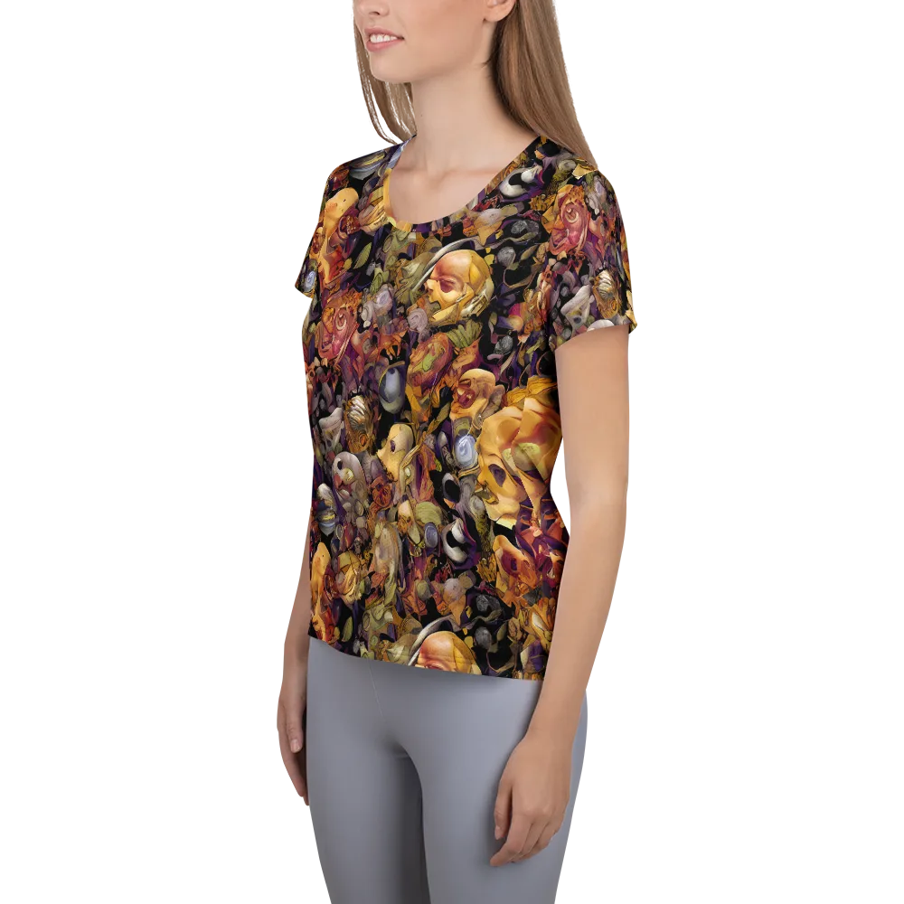 Arcimboldo Abundance on Women's Athletic T-Shirt — Left