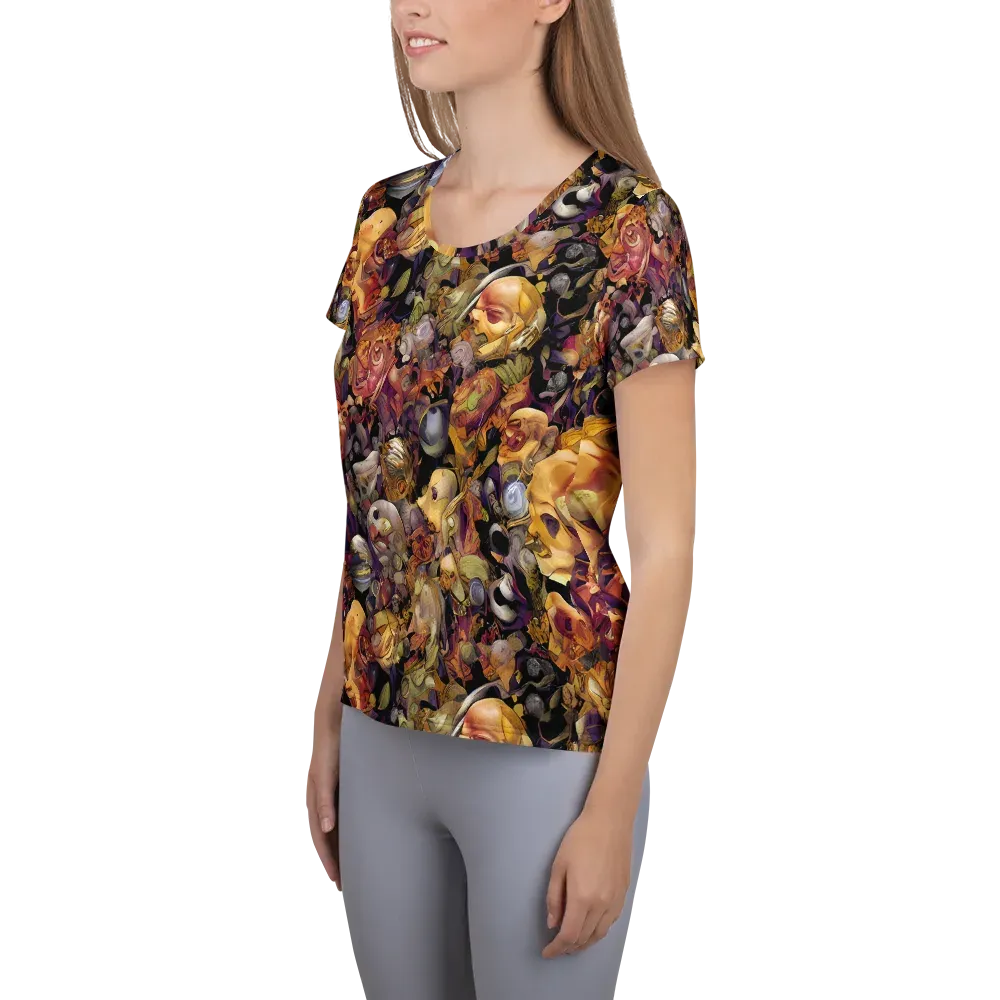 Arcimboldo Abundance on Women's Athletic T-Shirt — Left