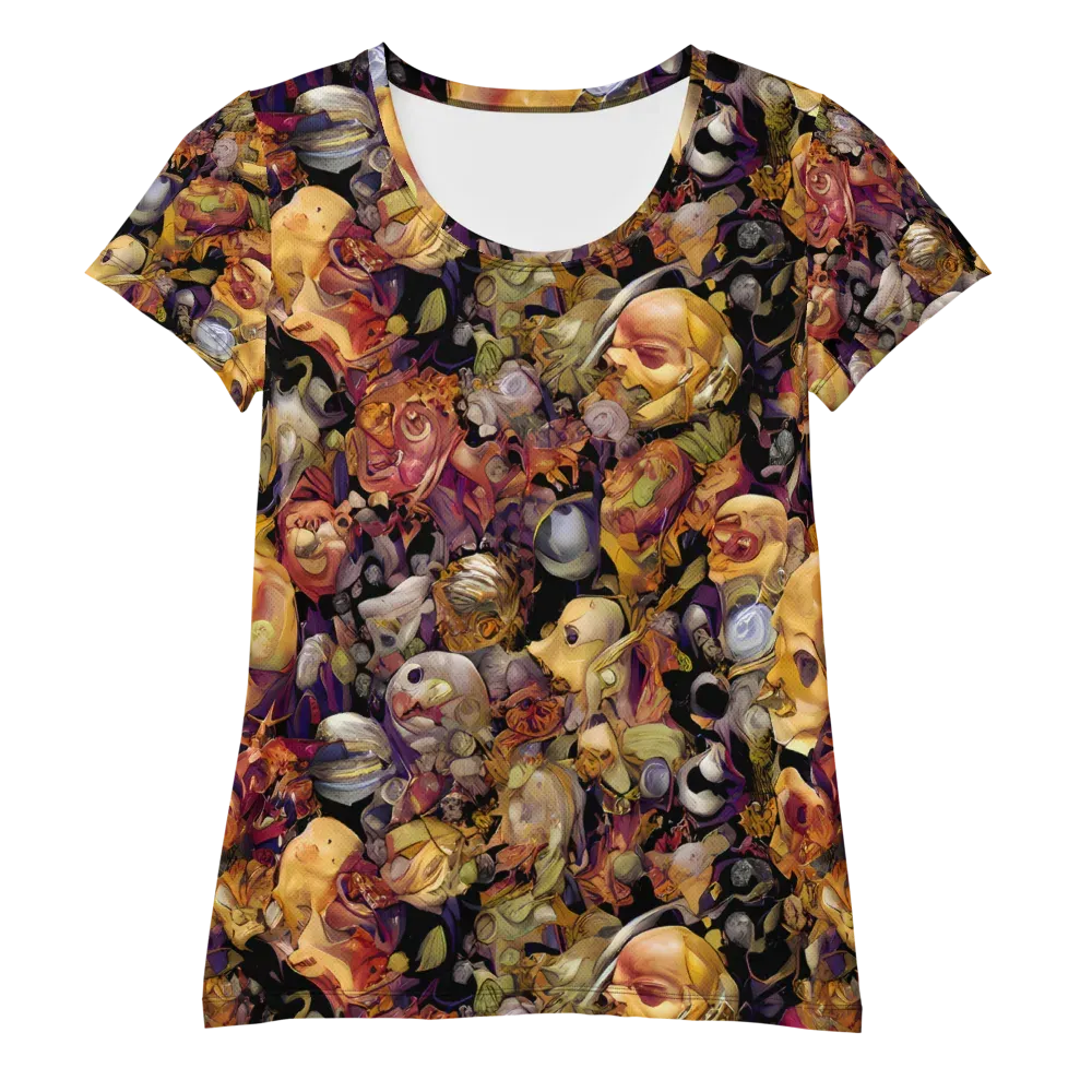 Arcimboldo Abundance on Women's Athletic T-Shirt — Front