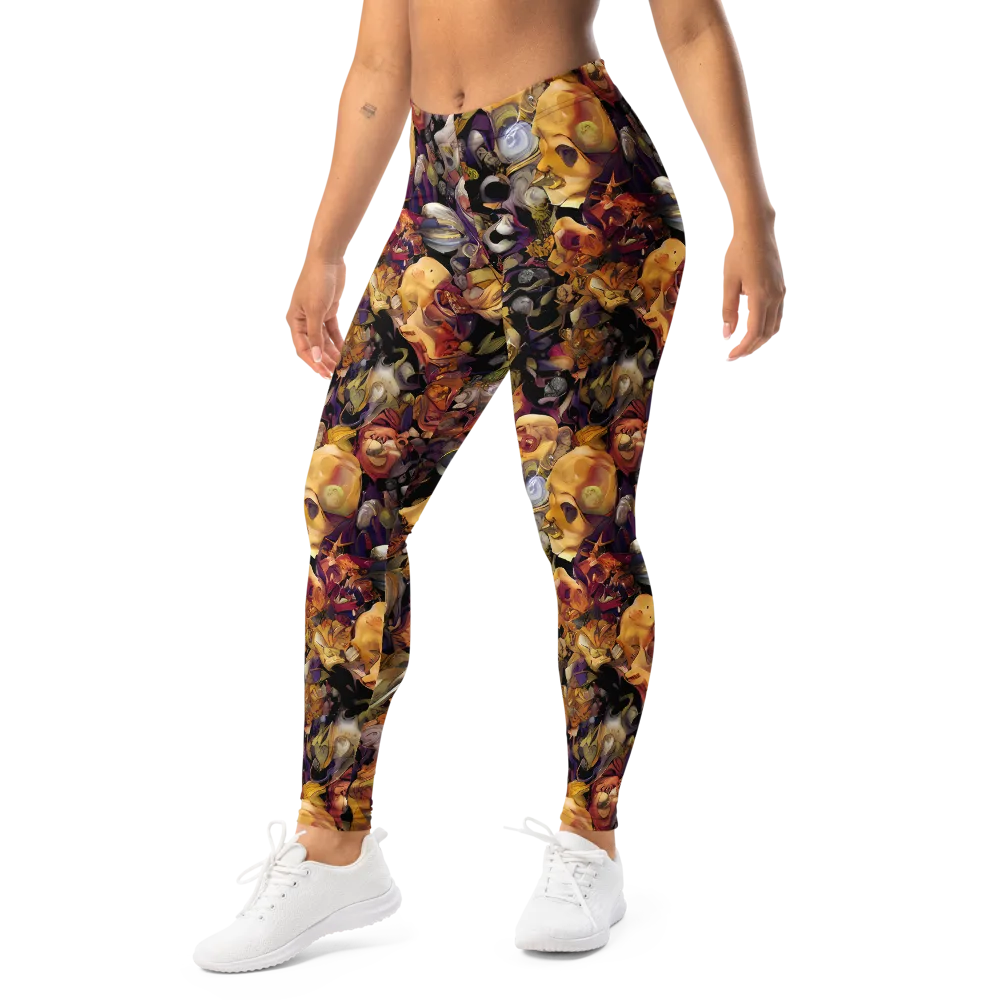 Arcimboldo Abundance on Leggings — Left Front