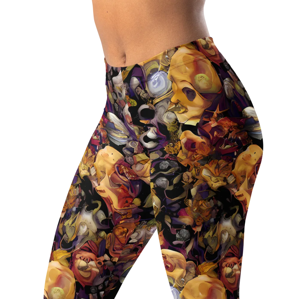 Arcimboldo Abundance on Leggings — Left Front
