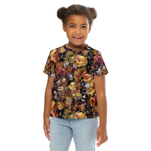 Arcimboldo Abundance on a Kids Crew Neck T-Shirt