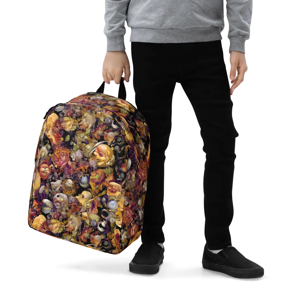 Arcimboldo Abundance on Minimalist Backpack — Zoomed-in