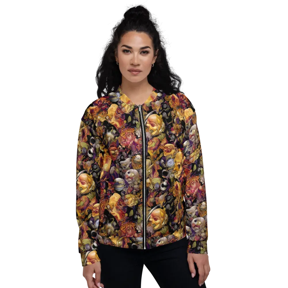Arcimboldo Abundance on Bomber Jacket — Front