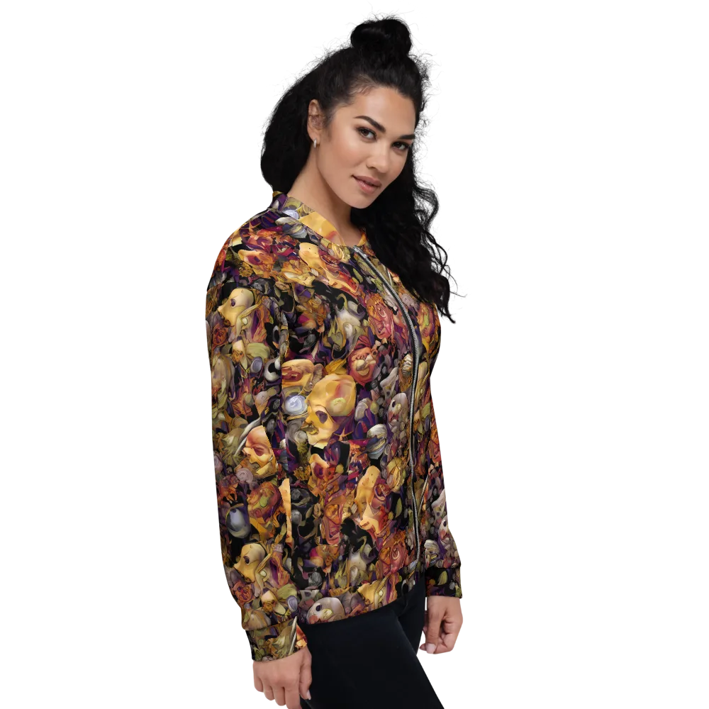 Arcimboldo Abundance on Bomber Jacket — Right