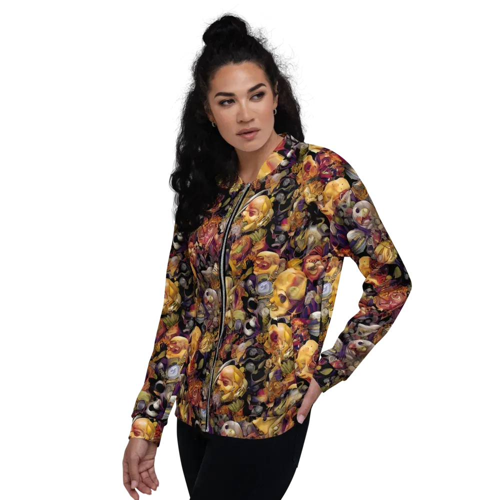 Arcimboldo Abundance on Bomber Jacket — Left