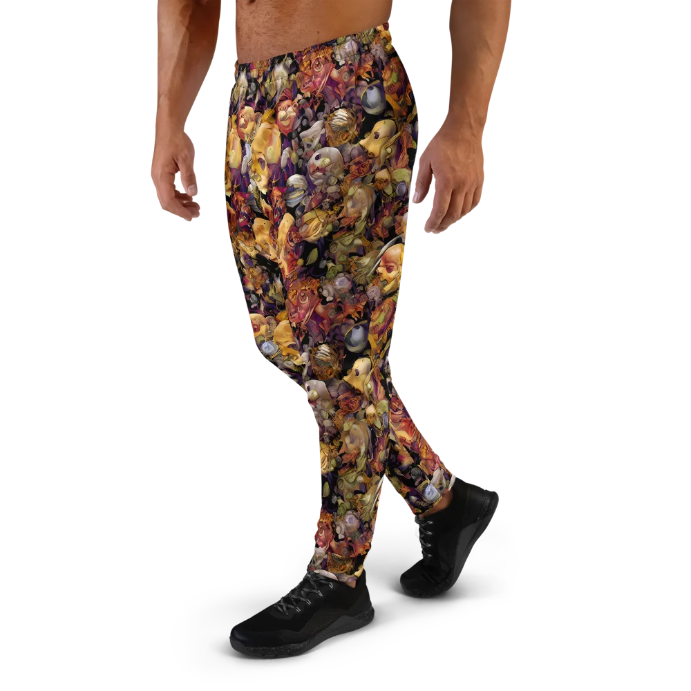 Arcimboldo Abundance on Men's Joggers — Left